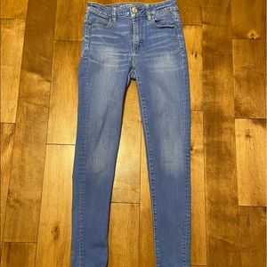 American Eagle Blue Skinny Jeans